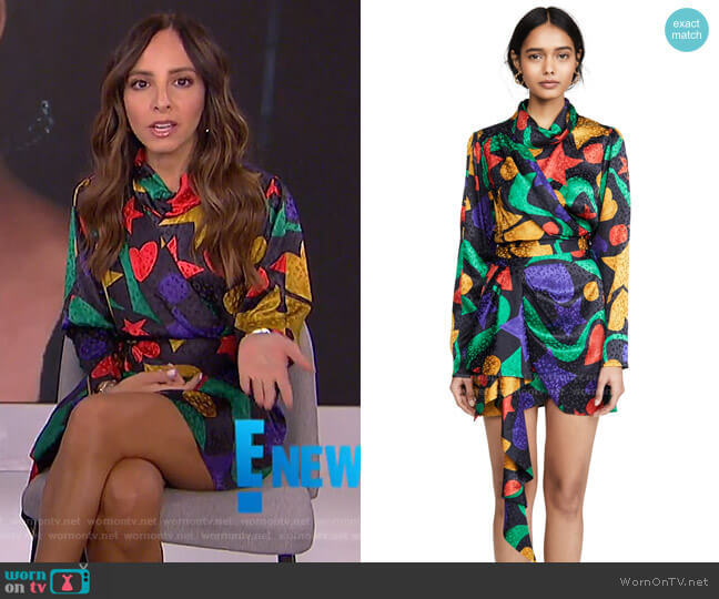 Yarden Dress by Ronny Kobo worn by Lilliana Vazquez on E! News