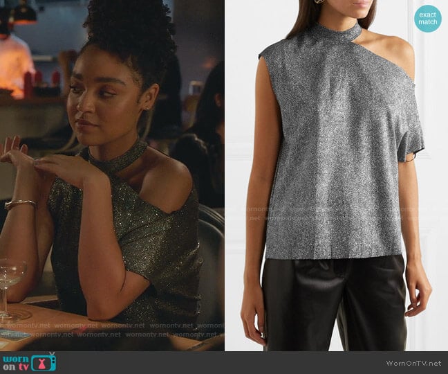 Axel Top by RtA worn by Kat Edison (Aisha Dee) on The Bold Type