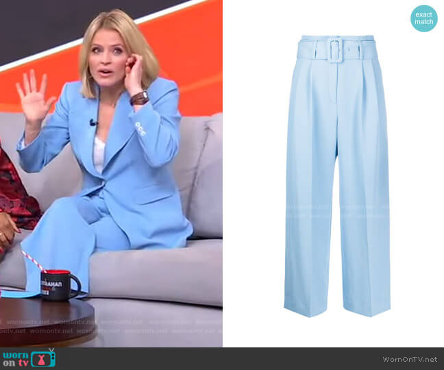 WornOnTV: Sara’s light blue suit on GMA Strahan Sara And Keke | Sara ...