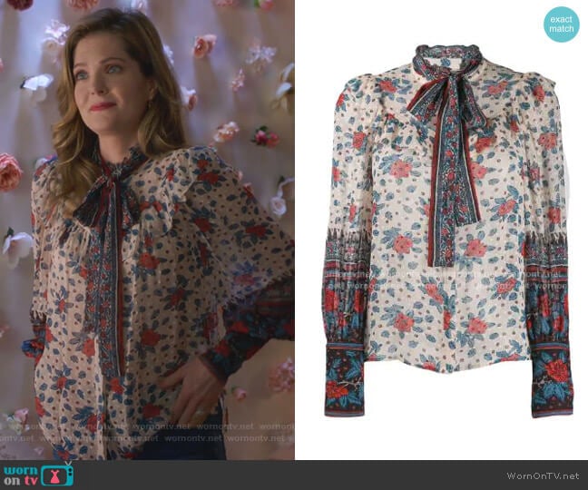 Antoine Blouse by Ulla Johnson worn by Sutton (Meghann Fahy) on The Bold Type