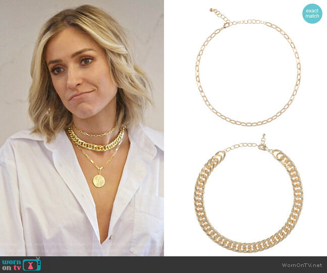 Uncommon James Choker Link Necklaces worn by Kristin Cavallari on Very Cavallari