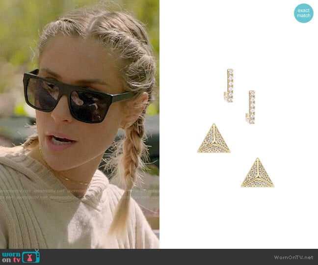 Uncommon James Ryman and Madison Earrings worn by Kristin Cavallari on Very Cavallari