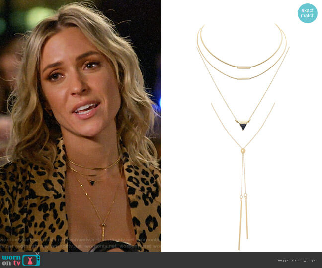 House of Harlow Tennessee, Stormy, and Central Park Necklaces worn by Kristin Cavallari on Very Cavallari