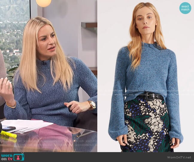 Alexey Pullover by Veronica Beard worn by Morgan Stewart on E! News