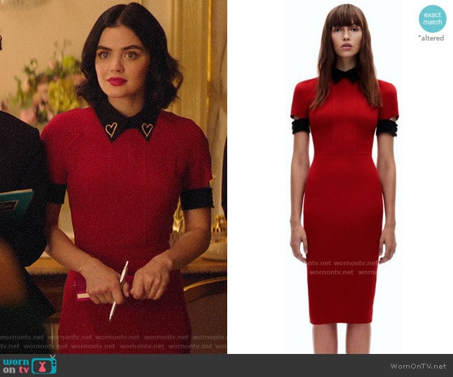 WornOnTV: Katy’s red dress with black heart collar on Katy Keene | Lucy ...