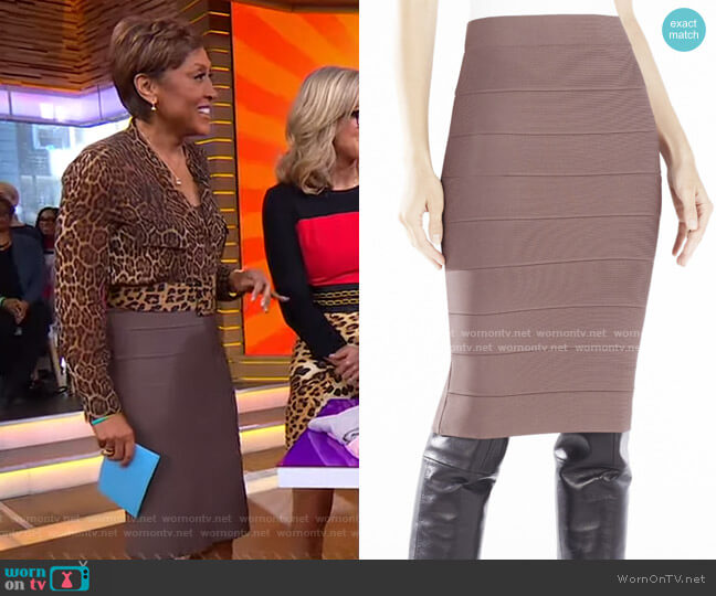 Pencil Skirt by Bcbgmaxazria worn by Robin Roberts on Good Morning America