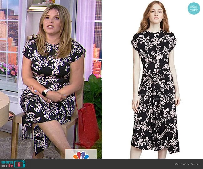 Blossom Dress by Paco Rabanne worn by Jenna Bush Hager on Today