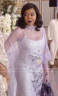 Cookie’s lilac floral tulle dress on Empire