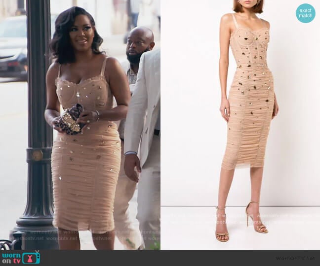 WornOnTV: Kenya’s pink Jewell embellished dress on The Real Housewives ...