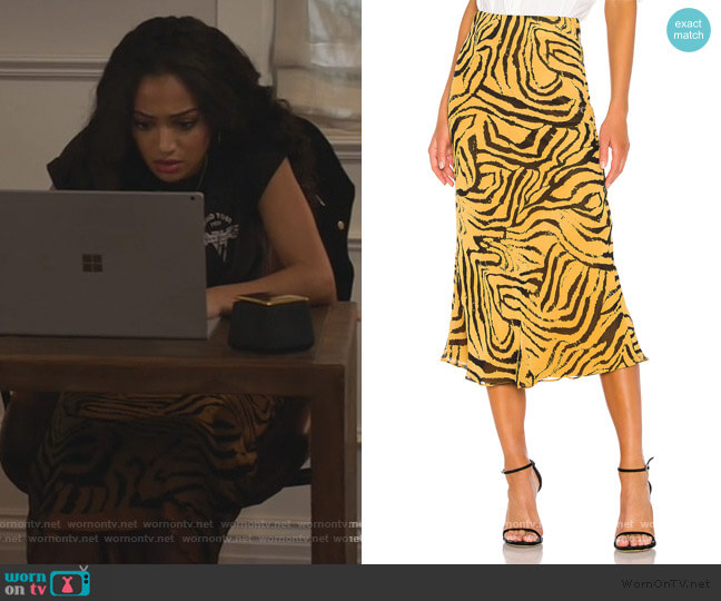 x REVOLVE Jodi Skirt  by House of Harlow 1960 worn by Olivia Baker (Samantha Logan) on All American