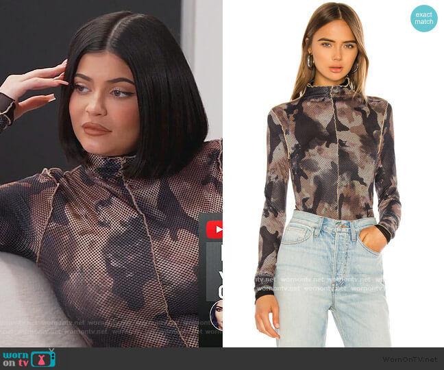 Elara Bodysuit by I AM GIA worn by Kylie Jenner on Keeping Up with the Kardashians