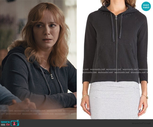 Vintage Cotton Hoodie by James Perse worn by Beth Boland (Christina Hendricks) on Good Girls