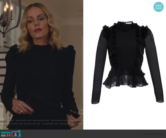 Chloe Silk Blouse by Laura Garcia worn by Laura Baker (Monet Mazur) on All American