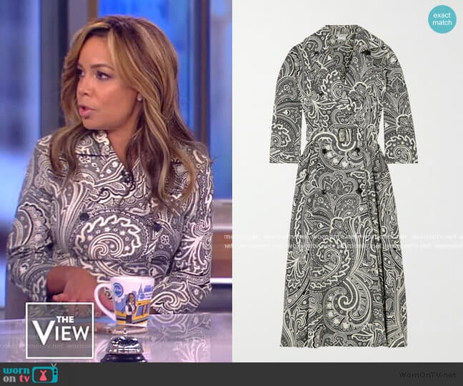 Addobbo Dress by Max Mara worn by Sunny Hostin on The View