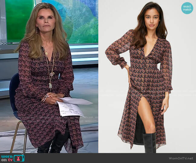 Maxine Dress by Wilfred worn by Maria Shriver on Today