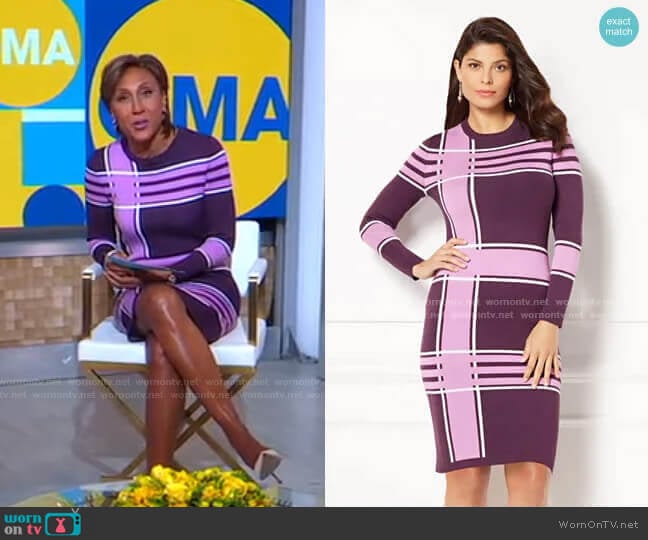 'Melina' Dress - Eva Mendes Collection by New York & Company worn by Robin Roberts on Good Morning America