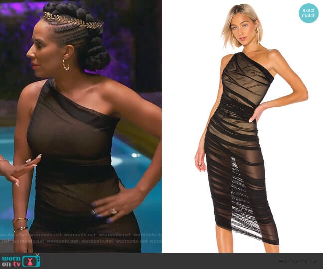 Diana Gown by Norma Kamali worn by Tanya Sam on The Real Housewives of Atlanta