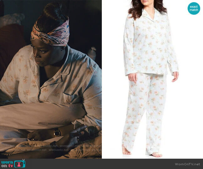 Floral Print Pajamas by Ralph Lauren worn by Ruby Hill (Retta) on Good Girls