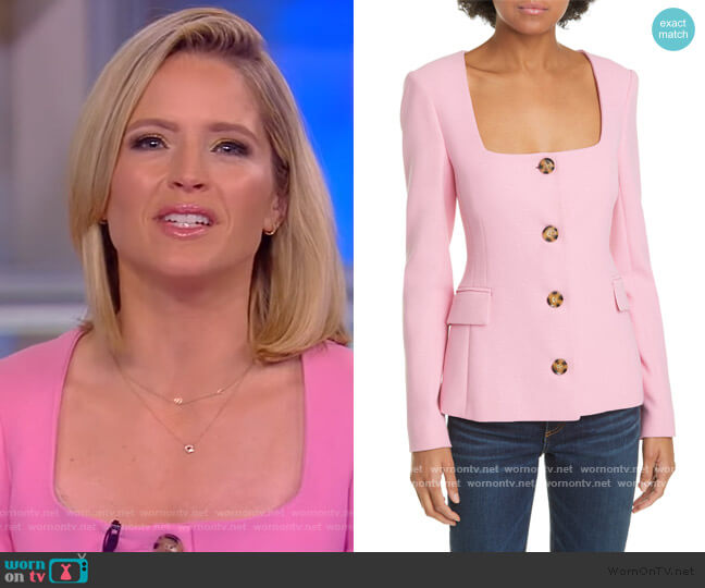WornOnTV: Sara’s pink button down top on The View | Sara Haines ...