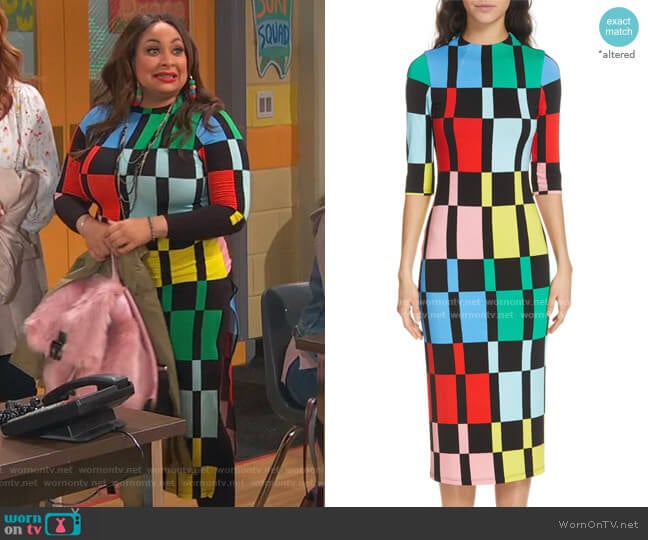 Delora Dress by Alice + Olivia worn by Raven Baxter (Raven-Symoné) on Ravens Home