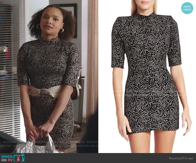 Inka Dress by Alice + Olivia worn by Vanessa (Jade Payton) on Dynasty