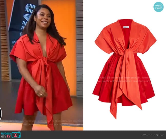 Two-Tone Mini Dress by Aliette worn by Regina Hall on GMA Strahan Sara And Keke