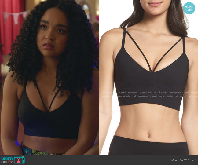 Deluxe Sports Bra by Alo Yoga worn by Kat Edison (Aisha Dee) on The Bold Type