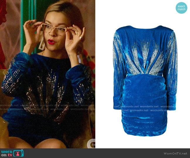 Attico Sequin Embellished Dress worn by Pepper Smith (Julia Chan) on Katy Keene