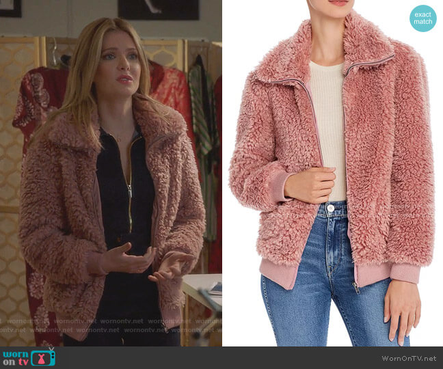 WornOnTV: Sutton’s pink teddy jacket on The Bold Type | Meghann Fahy ...