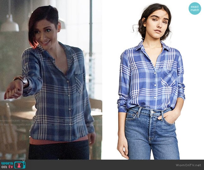 Bella Dahl Pocket Button Down worn by Alex Danvers (Chyler Leigh) on Supergirl