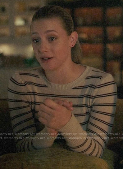 Betty's double stripe sweater on Riverdale