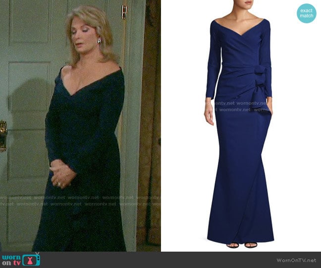 Chiara Boni La Petite Robe Silvera Gown worn by Marlena Evans (Deidre Hall) on Days of our Lives