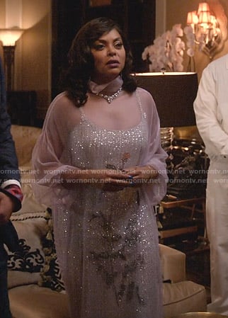 Cookie’s lilac floral tulle dress on Empire