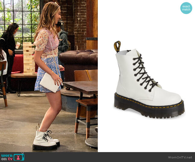 Dr Martens Jadon Boots worn by Brooke Bishop (Bella Podaras) on The Expanding Universe of Ashley Garcia