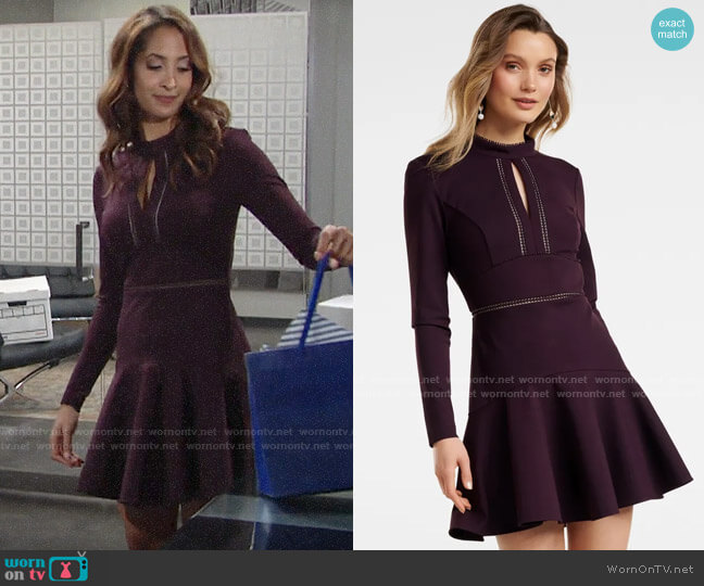 Ever New Viviana Dress worn by Lily Winters (Christel Khalil) on The Young and the Restless