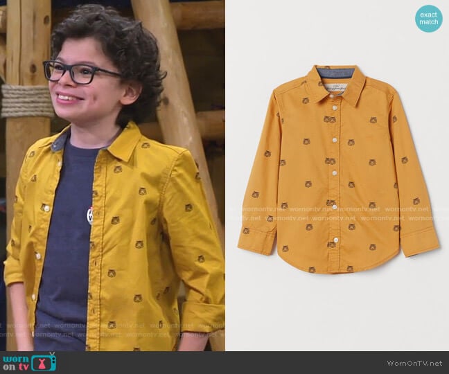 Cotton Shirt by H&M worn by Matteo Silva (Raphael Alejandro) on Bunkd