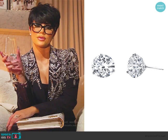 J-6023 Earrings by Harry Kotlar worn by Khloe Kardashian on Keeping Up with the Kardashians