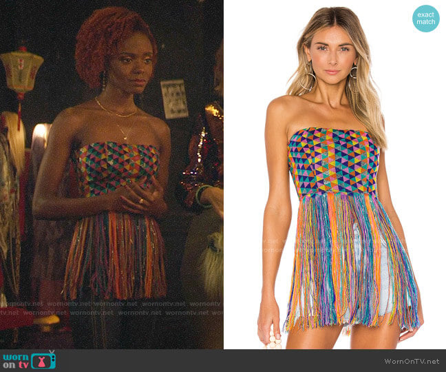 House of Harlow 1960 x Revolve Amelia Top worn by Josie McCoy (Ashleigh Murray) on Katy Keene