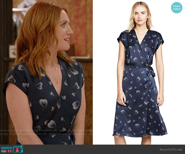 Joie Bethwyn Dress worn by Julia Bechley (Brittany Snow) on Almost Family