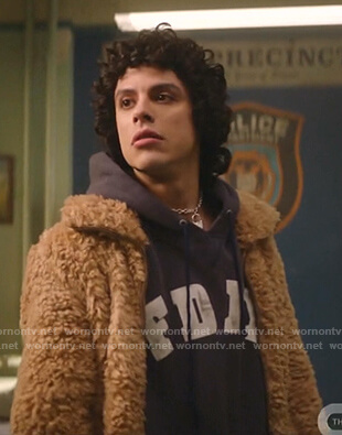 Jorge’s teddy jacket on Katy Keene