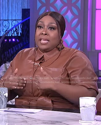 WornOnTV: Loni's black sequin hoodie on The Real, Loni Love