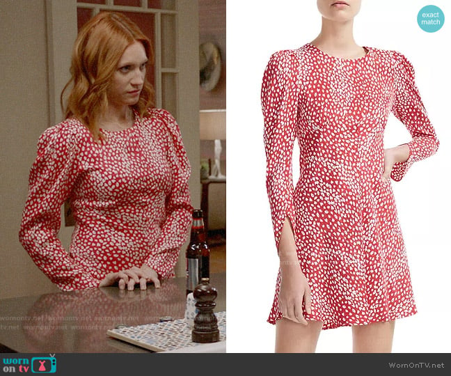 Maje Romie Dress worn by Julia Bechley (Brittany Snow) on Almost Family