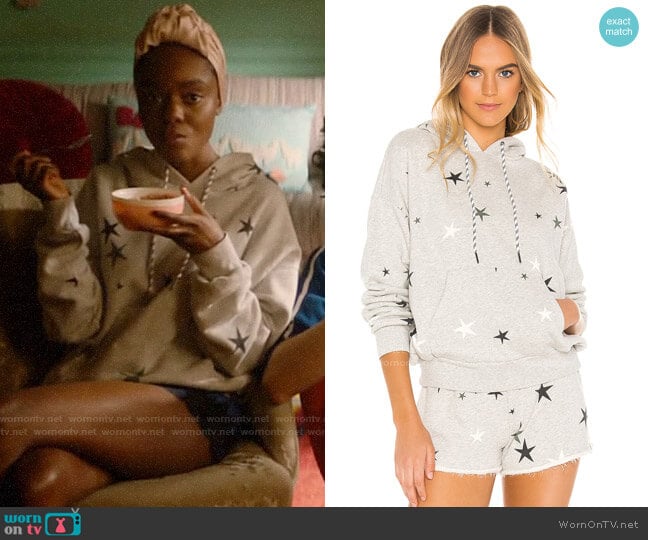 Pam & Gela Pleat Back Star Hoodie worn by Josie McCoy (Ashleigh Murray) on Katy Keene