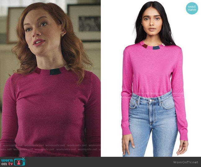 WornOnTV: Zoey’s pink striped neck sweater on Zoeys Extraordinary ...