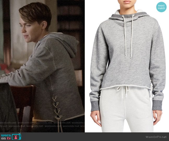 Rag & Bone Amelia Lace-up Hoodie worn by Kate Kane (Ruby Rose) on Batwoman