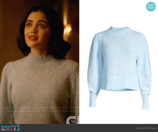 Rebecca Taylor Optic Tweed Pullover worn by Katy Keene (Lucy Hale) on Katy Keene