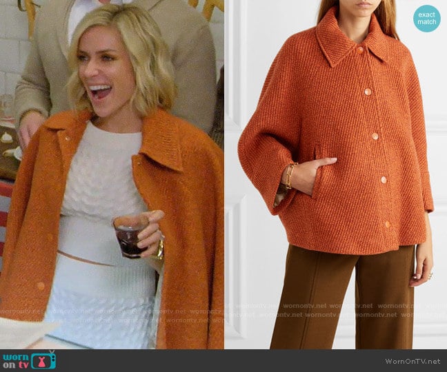 See by Chloe Cropped wool-blend tweed jacket worn by Kristin Cavallari on Very Cavallari