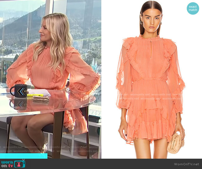 Aberdeen Dress by Ulla Johnson worn by Morgan Stewart on E! News