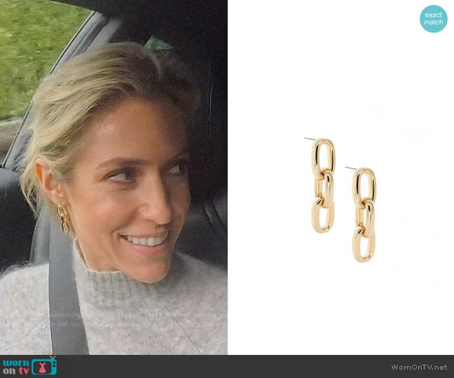 Uncommon James Chain Earrings worn by Kristin Cavallari on Very Cavallari