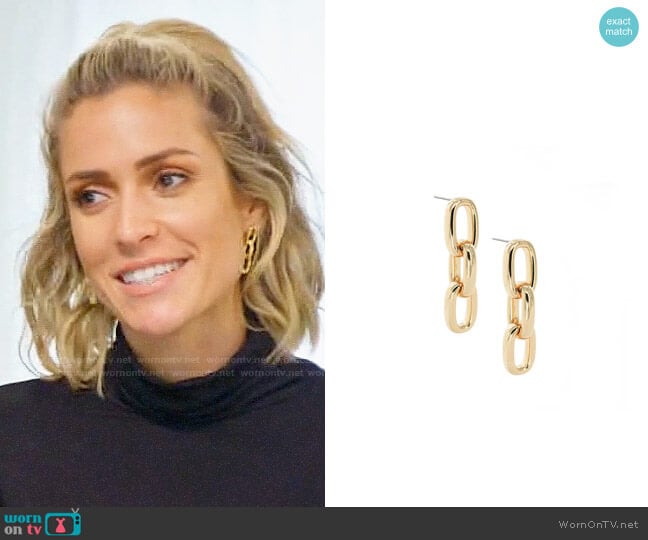 Uncommon James Chain Earrings worn by Kristin Cavallari on Very Cavallari